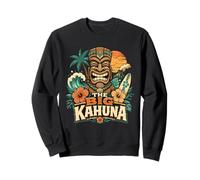 The Big Kahuna Hawaiian Tiki Surf Vintage Tropical Sudadera