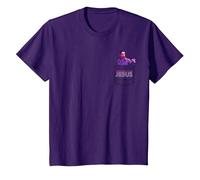 The Big Lebowski The Jesus Pocket Hit Camiseta, Niños, Morado, 6 años