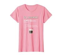 The Big Lebowski White Russian Recipe Camiseta, Mujer, Rosado, XL