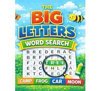 The Big Letters Word Search for Kids: Easy Large Print Puzzles for Ages 5-7 | Big Grid Word Search Book with Simple Words