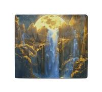 The Big Moon Billfold - Cartera de piel con bonito tarjetero para viajes de negocios