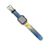 The Big Moon - Correas de silicona de repuesto para Apple Watch, 38mm/40mm, Acero inoxidable, Amatista