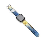 The Big Moon - Correas de silicona de repuesto para Apple Watch, 42mm/44mm, Acero inoxidable, Amatista