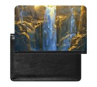The Big Moon - Funda para pasaporte con ranura para tarjetas, funda para pasaporte de viaje