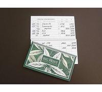 The Big Print - Registro de cheques con encuadernación en espiral