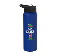 The Big Sister Elf - Divertido grupo familiar a juego de Navidad Stainless Steel Insulated Water Bottle