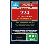 The Big Sleep Book of Shaped Puzzles: Volume 4: 224 Calming Silhouette Word Searches for Adults & Seniors: Serene Ocean Nights, Deep Sea Dreams & ... the Same Shape on Any Page) with Solutions