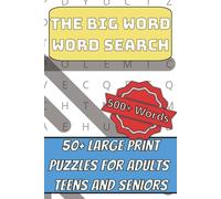 The Big Word Search Book: 500+ Big Words Word Puzzle with Easy to Read Print | 6x9 inches, 110 pages | 50+ Puzzles | ... Gift for Holidays, Vacations, and Travel