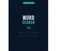 The Big Word Search Book for Adults: 100 Large Print Themed Puzzles with 3000+ Words - Fun Brain Games for Seniors, Teens & Puzzle Lovers: Relaxing ... to Space | 18x18 Grids | Complete Solutions