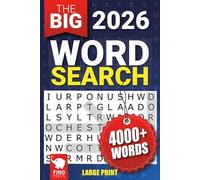 The Big Word Search Book for Adults: 4,000+ Words in Easy-to-Read Large Print (Little Elephant Series)