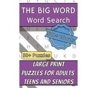 The Big Word Word Search: 500+ Big Words Word Puzzle with Easy to Read Print | 6x9 inches, 110 pages | 50+ Puzzles | ... Gift for Holidays, Vacations, and Travel