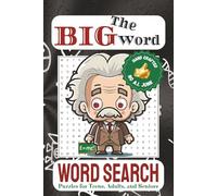 The BIG-Word Word Search Puzzle Book: Word Searches with Easy-to-Read Print about Science, Literature, Academia, and More | 6x9 inches, 112 pages | ... for Vacations, Holidays, and Leisure Time