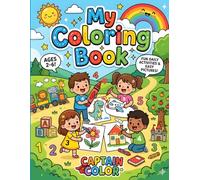 The Big World Coloring Book for Kids: Fun Activity Pages with Farm, Jungle, Ocean, and Space Scenes - Easy Educational Illustrations for Toddlers and Preschoolers Ages 2-6