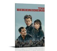The Bikeriders - Póster decorativo para pared, moderno, ultra transparente, exquisito, adecuado para oficina, sala de estar y habitación, estilo marco de 40 x 60 cm