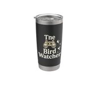 The Bird Watcher EST. 1974 Binoculares Vintage Naturaleza Vaso térmico de acero inoxidable de doble pared