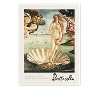The Birth of Venus Póster de Sandro Botticelli 30 x 40 cm Cuadros Decoración para la pared