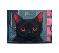 The Black Cat Has Red Eyes - Rompecabezas de madera de 500 piezas para adultos, rompecabezas desafiante para juego de tamaño de 15 x 20.4 pulgadas