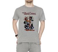The Black Crowes Classic Hombre Camiseta Cuello Redondo Gris Manga Corta Tamaño M Men's Grey Medium Size M