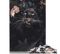 The Black Panther Rompecabezas Imposible,desafío for Adults Entretenimiento Creativo 1000 Piezas Obra De Arte De Juego De para Adultos Y Niños A Partir De 12 Años 1000pcs (75x50cm)