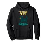 The Black Shuck - Diseño folclórico de Perro Fantasma inglés Sudadera con Capucha