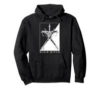 The Blair Witch Project Black and White Stick Figure Horror Sudadera con Capucha