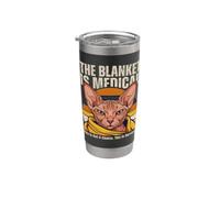 The Blanket Is Medical Sphynx es una broma de supervivencia para gatos Vaso térmico de acero inoxidable de doble pared