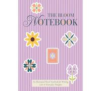 The Bloom Notebook: Lilac Stripes Cover: A Hand-Drawn Retro Floral Illustrated Notebook for Writing, Journaling & Simple Planning - A Portable 5”x7” ... for Thoughts, Ideas, and Everyday Creativity