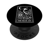The Blue Jay Tarot Card Observador De Aves PopSockets PopGrip Adhesivo