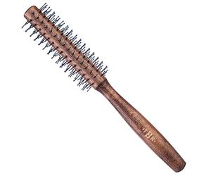 The Bluebeards Revenge Quiff Roller, Wooden Round Brush | Professional Round Brush for Mens Hair Styling, Quality Beech Wood Handle, Creates Volume, Lift and Quiff Styles