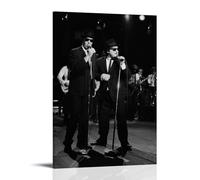 The Blues Brothers Black White Canvas Carteles para Salón, Cuadros de Dormitorio, Pinturas de Pared Impresiones, Pinturas Modernas para Decoración del Hogar, Cuadros Decorativos para Habitaciones de