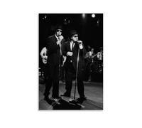 The Blues Brothers Black White Canvas Carteles para Salón, Cuadros de Dormitorio, Pinturas de Pared Impresiones, Pinturas Modernas para Decoración del Hogar, Cuadros Decorativos para Habitaciones de