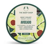 The Body Shop Avocado Body Yogurt For Normal to Dry Skin 48H Fast Absorbing Moisture Vegano 200 ml