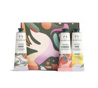 The body shop hand care trio - juego de regalo de navidad (3 x 30 ml),