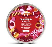 The Body Shop Mantequilla Corporal Cranberry Crush - 200 ml - Hidratación 96H - 100% Vegetariano