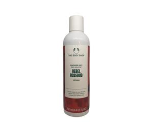 The Body Shop Rebel Rosebud - Gel de ducha vegano hidratante y energizante con absoluco de rosa, azafrán y ámbar 92% natural, 250 ml