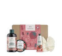 The Body Shop Set de regalo para el cuidado corporal Nourish & Flourish Strawberry Set de regalo vegano de 4 piezas