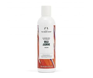 The Body Shop Wild Jasmine Gel de Ducha Vegano Hidratante y Energizante Gel de Ducha con Fragancia de Jazmín Indio, Hojas de Violeta e Iris Blanco 91% Ingredientes Naturales, 250 ml