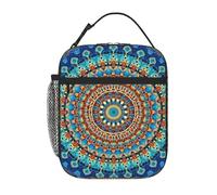 The Bohemian Mandala - Lonchera para mujer, bolsa de poliéster para picnic, trabajo, viajes, playa o senderismo, bolsa de almuerzo aislada