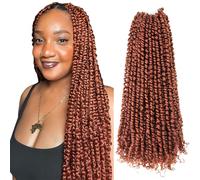 The BOHOBABE - Gancho de passion Twist Hair Pretwisted Hair Pretwisted Hair Passion Twist - 8 paquetes (350 #)