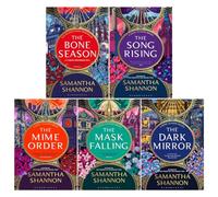 The Bone Season Series 5 Books Collection Set By Samantha Shannon (The Bone Season, The Mime Order, The Song Rising, The Mask Falling & The Dark Mirror)