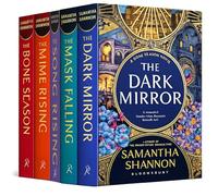 The Bone Season series 5 books set by Samantha Shannon: The Bone Season, The Mime Order, The Song Rising, The Mask Falling & The Dark Mirror