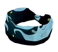 The Boo Crew - Diademas para mujer, turbante ancho, antideslizante, banda elástica para el sudor, yoga, entrenamiento, bandana suave