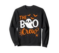 The Boo Crew Halloween Ghost Spooky Family Matching Squad Sudadera
