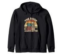 The Book Is Always Better Preferencia del lector ----- Sudadera con Capucha