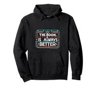 The Book Is Always Better Preferencia del lector ||--- Sudadera con Capucha