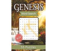 The Book of Genesis Word Search Book: Relax, Reflect, and Rejoice in God’s Word from Genesis (KJV) - Travel size 6x9 - Large Print - King James Version (KJV Word Search Bible Series)
