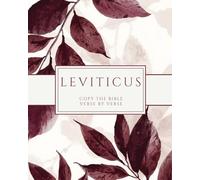 The Book of Leviticus - Copy the Bible Verse by Verse: Write the Word on Your Heart