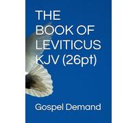 THE BOOK OF LEVITICUS KJV (26pt)