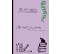 The book of my books - Reading book with drawings - Format 6"x9" - 105 pages - Pink
