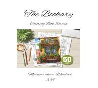 The Bookary Coloring Book Series: Mediterranean Windows 339L